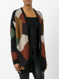 patch-work cardigan