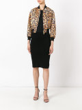 leopard print bomber jacket