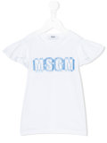 fringed logo T-shirt