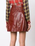 A-line 'Biker' skirt