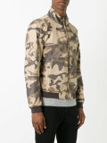 High collar bomber jacket