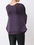 'Grid Pleats'罩衫