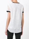 lace details T-shirt 