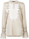 gathered cuffs blouse