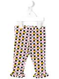 checked leggings