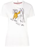 ski print T-shirt