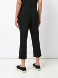 tapered cropped trousers