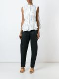 diagonal drape shirt