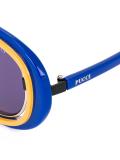 oversized aviator frame sunglasses