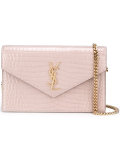 Monogram envelope chain wallet