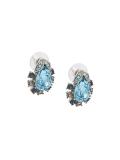 tiered button earring