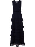 sleeveless ruffle dress 
