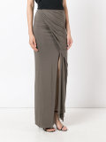 silky wrap skirt 