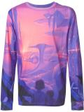 'Cyber Castle' long sleeved T-shirt