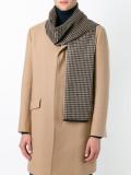 houndstooth pattern scarf