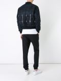 creased sleeves bomber jacket