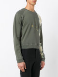 bleached trim sweatshirt 