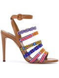tribal strappy sandals 