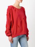 distressed sweatshirt 