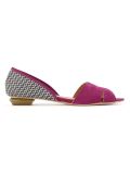 panelled ballerinas