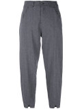 Split hem trousers