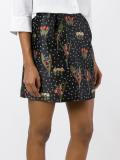 floral pattern A-line skirt