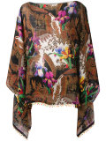 floral print blouse