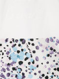abstract print T-shirt 