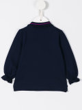 ruffle cuff polo shirt