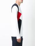 panelled sweatshirt