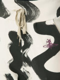 squiggle print pants