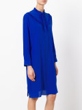 frill bib dress