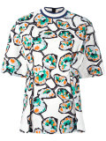 floral print top