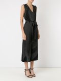 v-neck striped dress