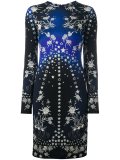 rose and star fitted dress