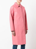button up hooded coat 