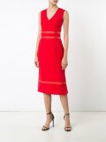 studded detail midi dress