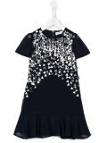 embellished flared dress
