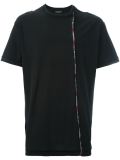 contrast trim T-shirt