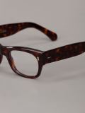 Thick framed glasses