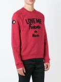 ‘love me‘刺绣毛衣