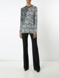 longsleeved printed T-shirt 
