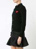 heart patch cardigan