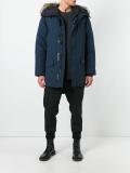 concealed fastening parka coat