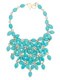 gold plated embellished necklace