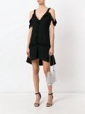 metal ring detail shoulder bag