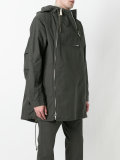 checked parka