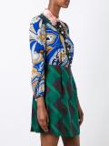 multi-print dress