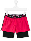 double layered shorts