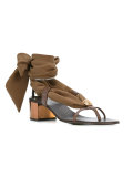 scarf tie sandals